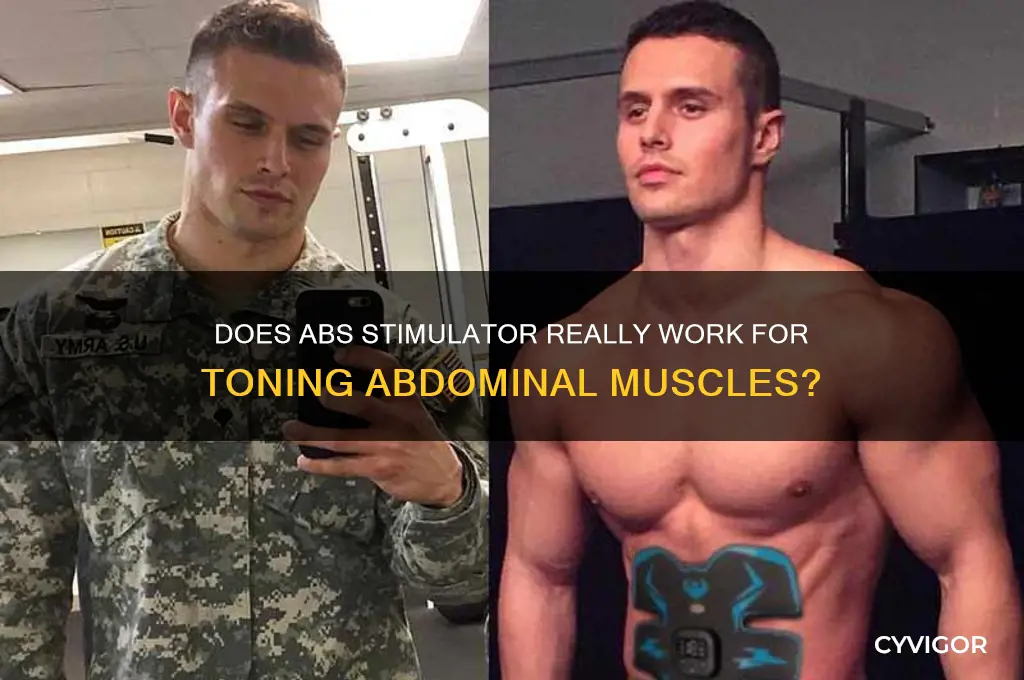 does abs stimulator abdominal muscle work