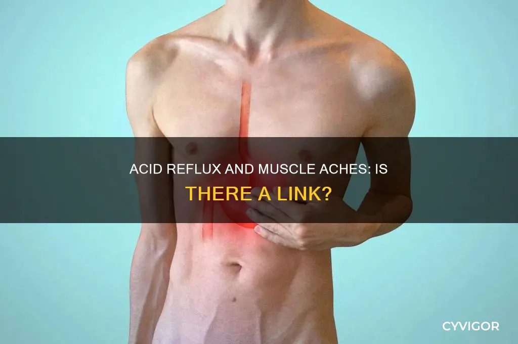 does acid reflux cause muscle aches