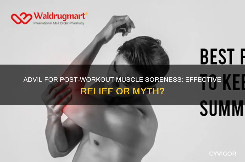 does advil help with muscle soreness from working out