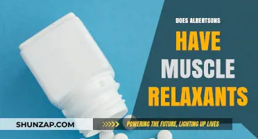 Does Albertsons Sell Muscle Relaxants? A Comprehensive Guide