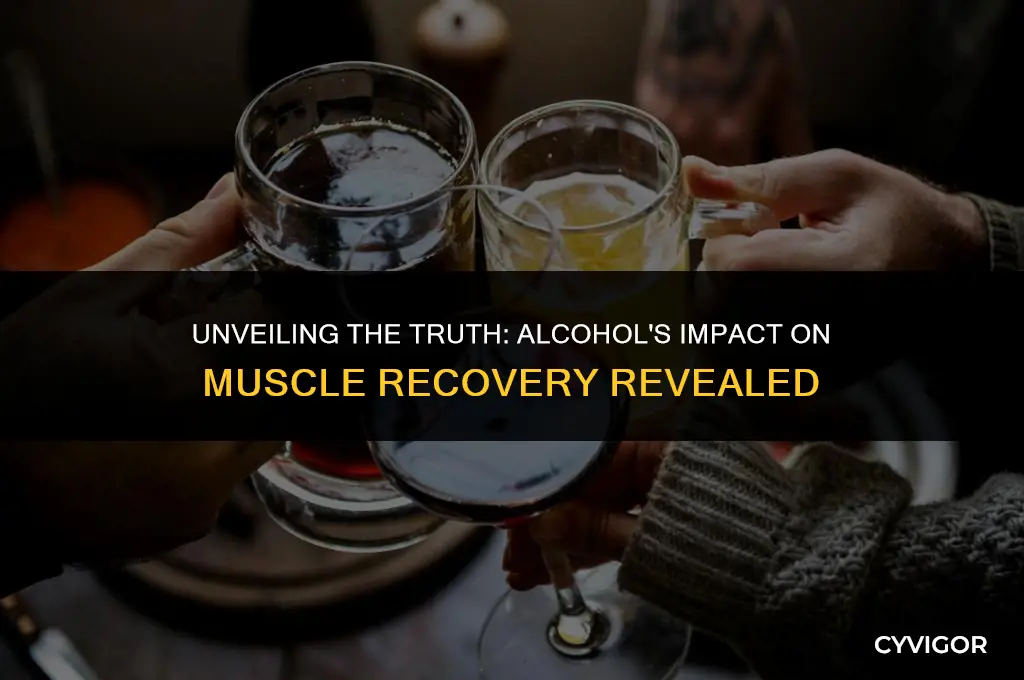 does alcohol affect muscle healing