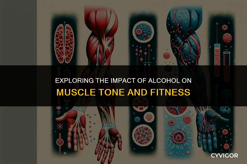 does alcohol affect muscle tone