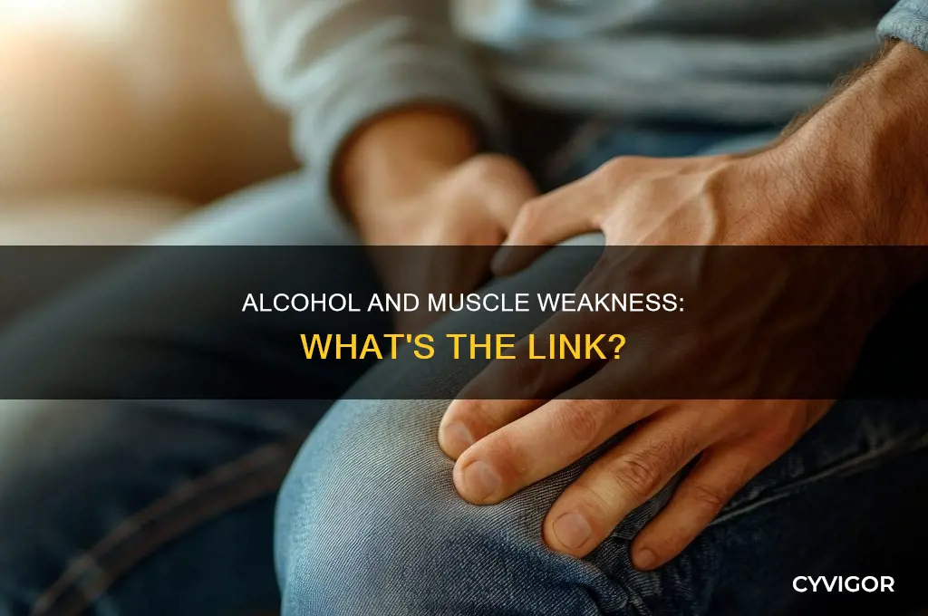 does alcohol cause muscle weakness