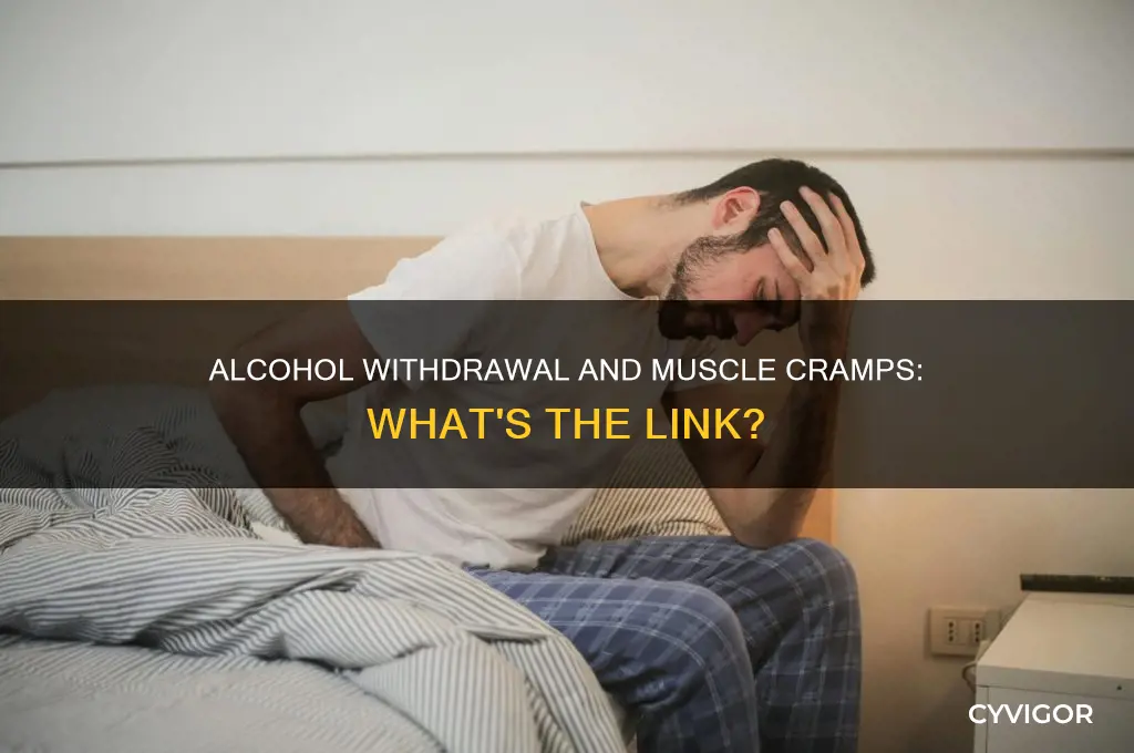 does alcohol withdrawal cause muscle cramps