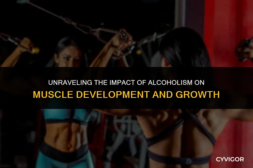does alcoholism affect muscle generation