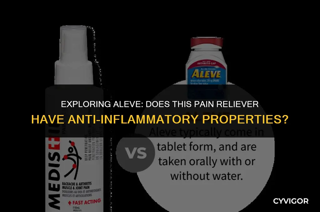 does aleve back and muscle an anti inflammatory