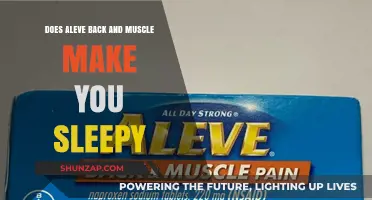 Exploring the Sedative Effects of Aleve Back and Muscle Pain Relief