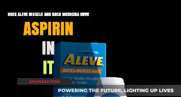 Exploring Aleve Muscle and Back Medicine: Aspirin Content Revealed