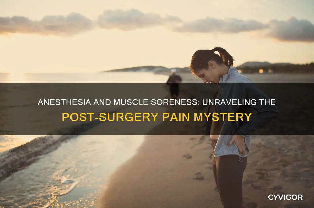 does anesthesia make your muscles sore