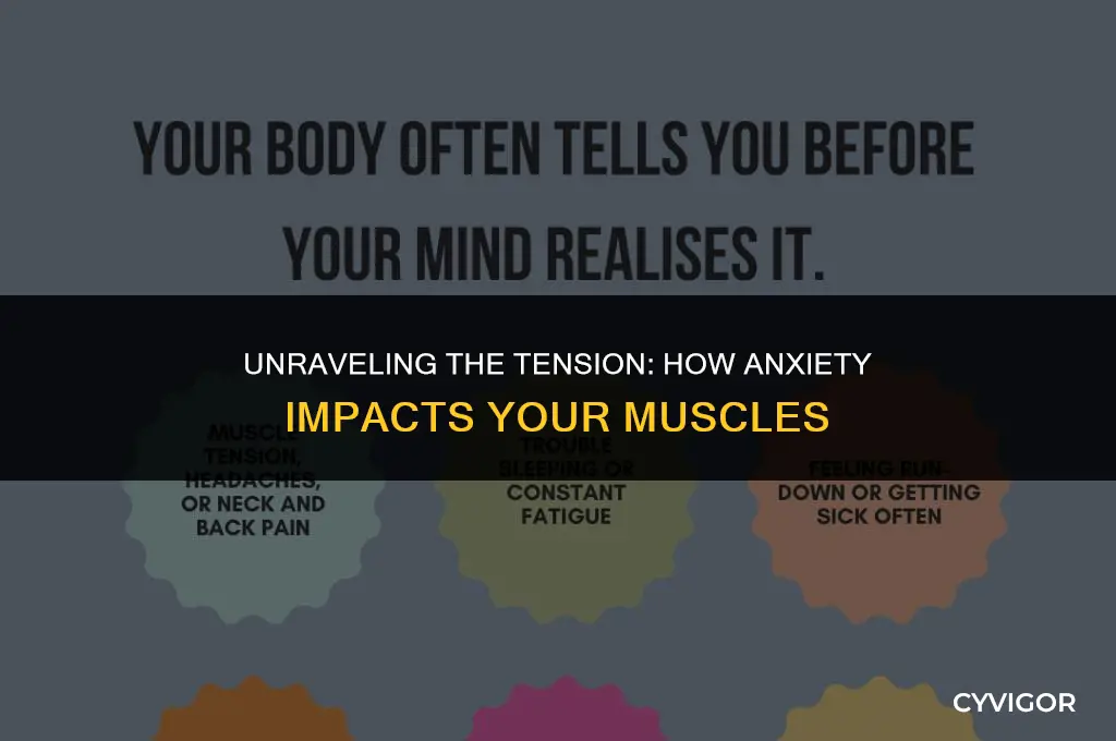 does anxiety affect muscles