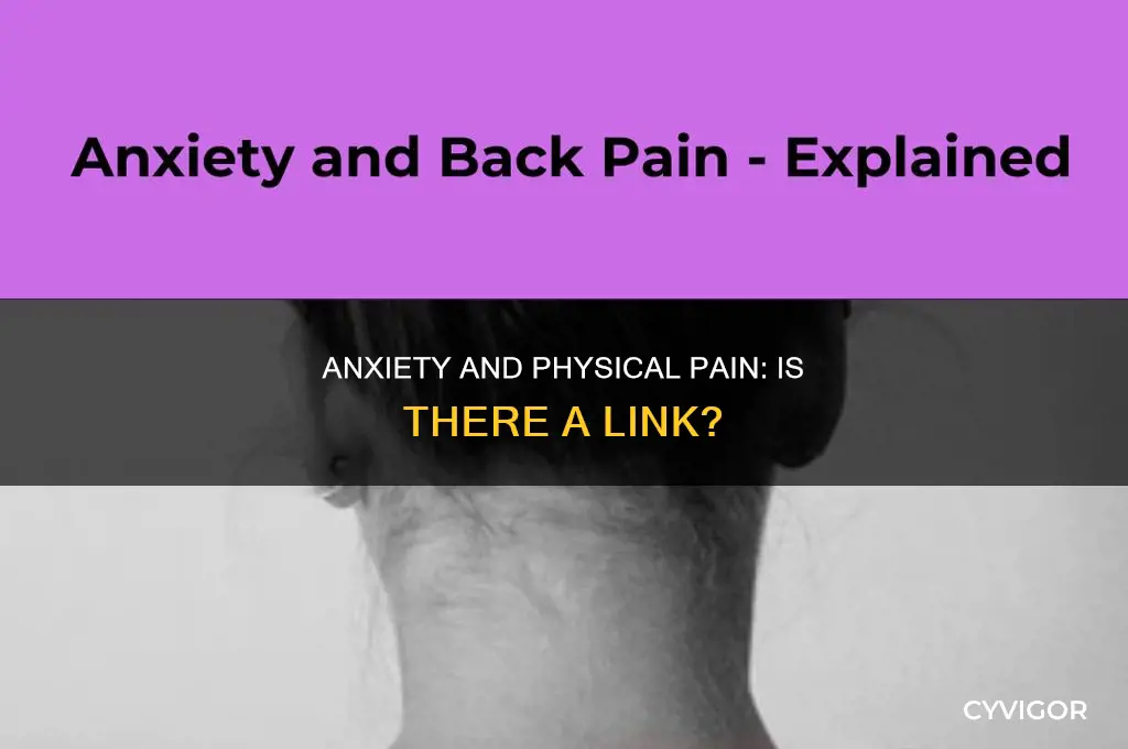 does anxiety cause joint and muscle pain