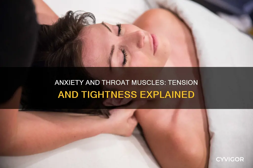 does anxiety cause muscles in throat to be tight