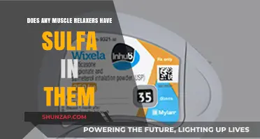 Muscle Relaxers and Sulfa: Are They Ever Combined?