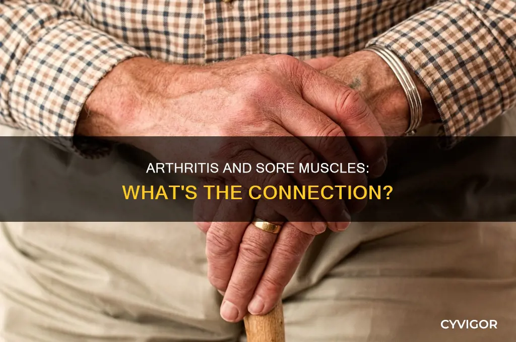 does arthritis cause sore muscles