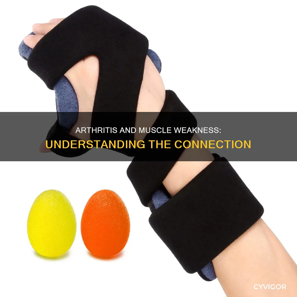 does arthritis weaken muscles