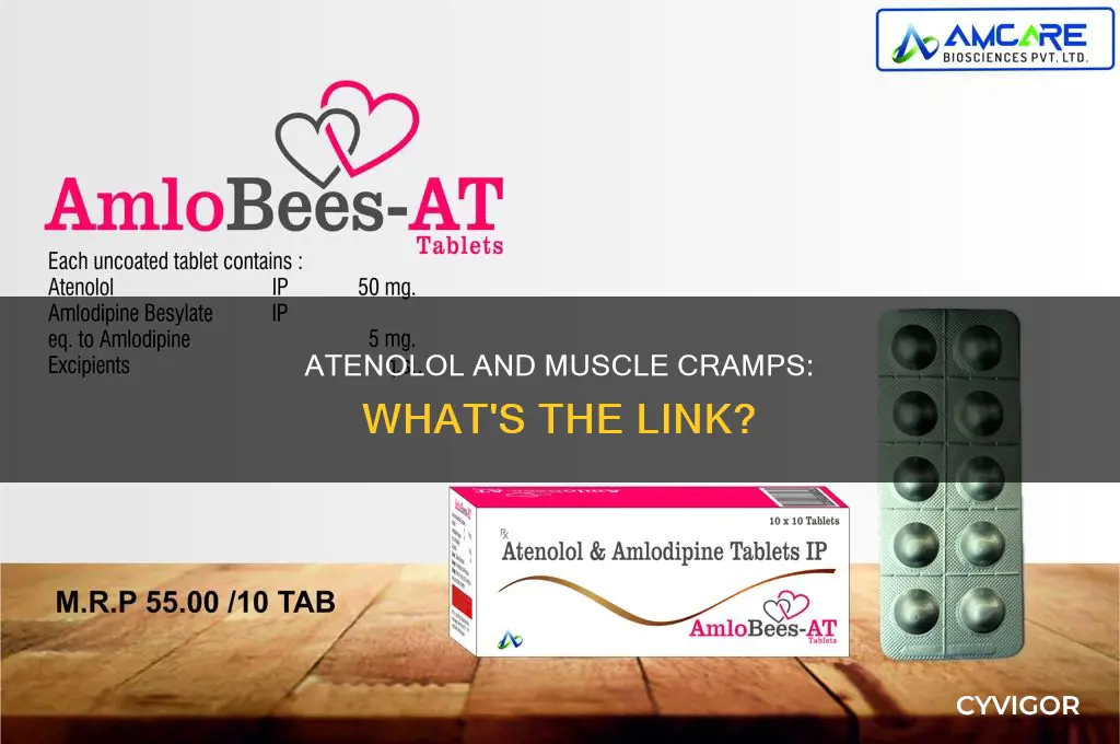 does atenolol cause muscle cramps