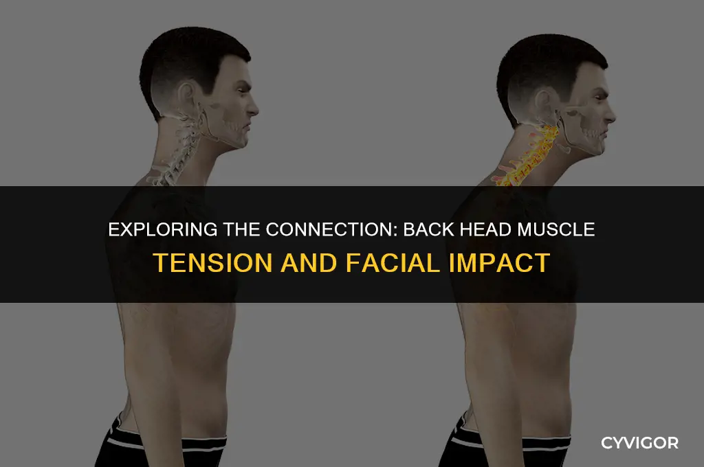 does back head muscle tension affect face