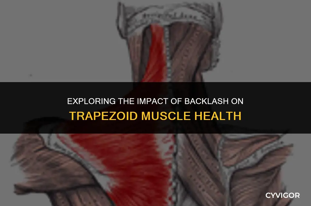 does back lash effect the trapezoid muscle