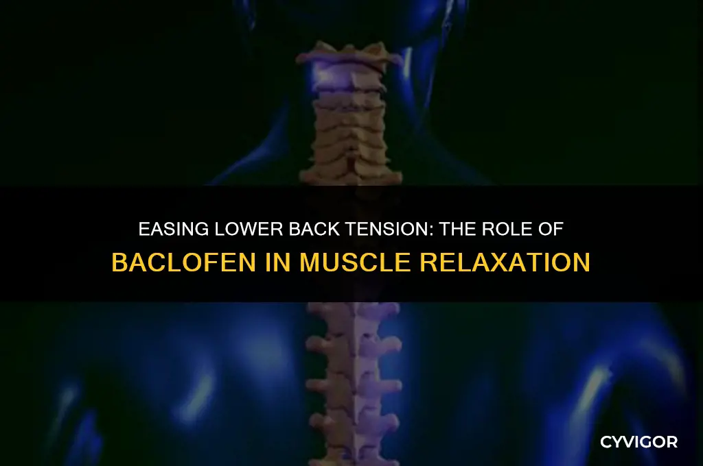 does baclofen untighten your muscles in your lower back