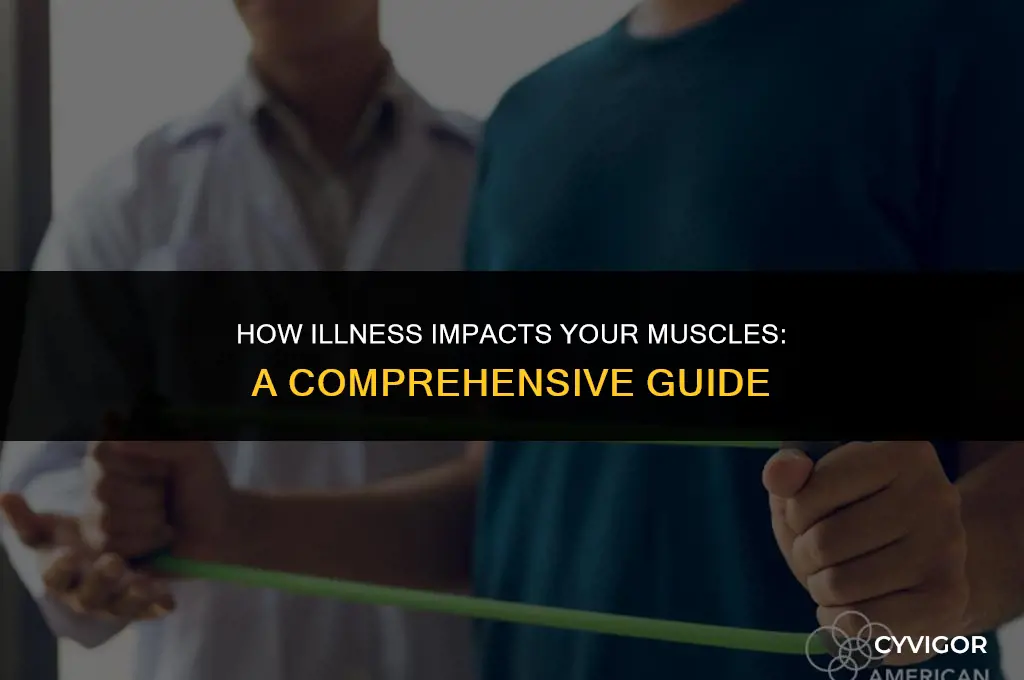 does being sick affect your muscles