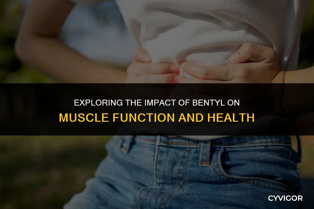 does bentyls affect muscles