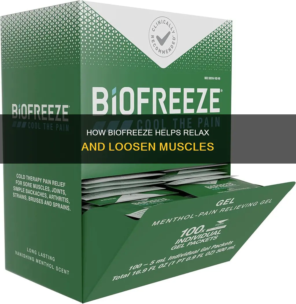 does biofreeze loosen muscles