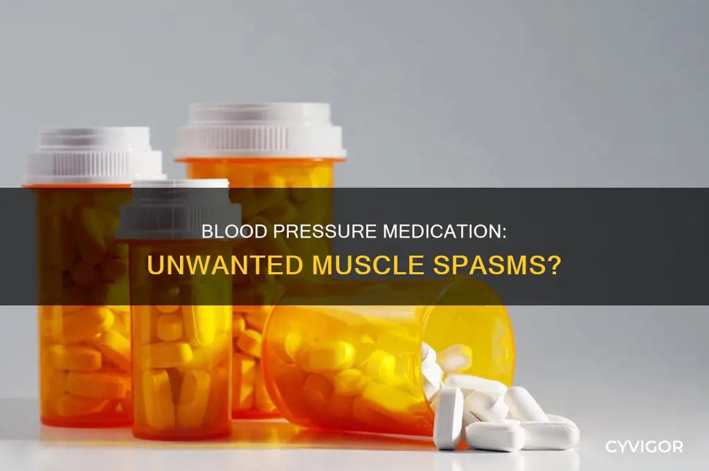 does blood pressure medicine cause muscle spasms