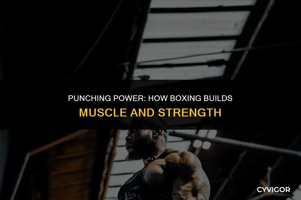 does boxing build muscles