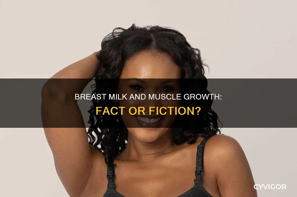 does breast milk help you gain muscle