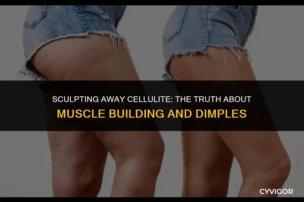 does building muscle get rid of cellulite