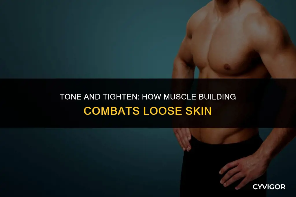 does building muscle help with loose skin