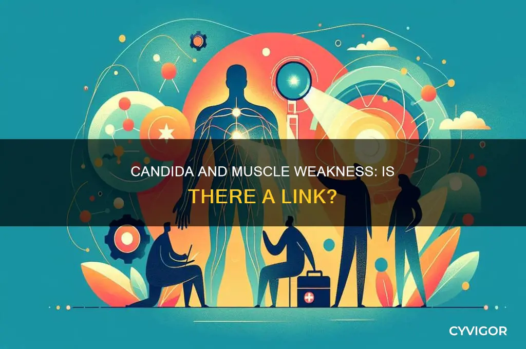 does candida cause muscle weakness