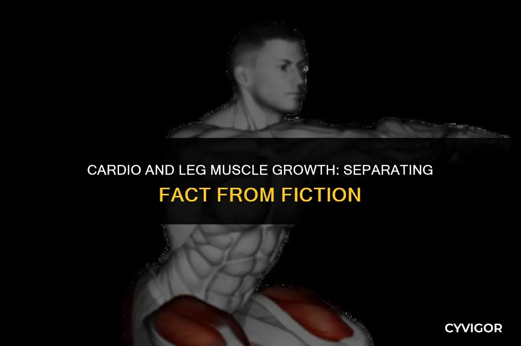 does cardio build leg muscle