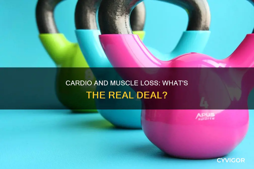 does cardio deplete muscle