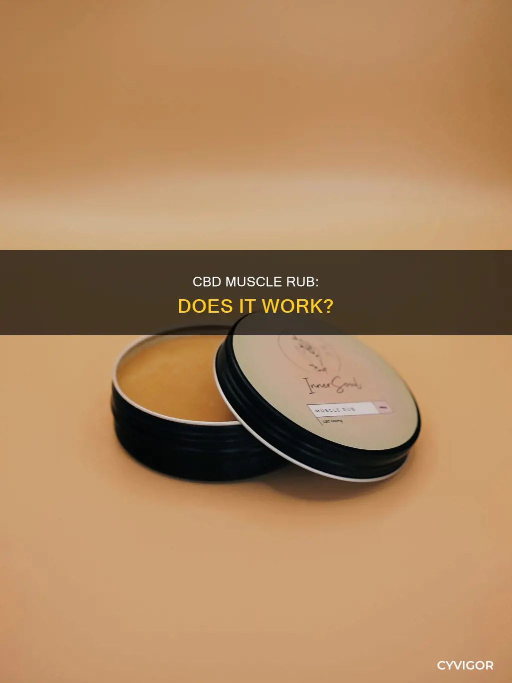 does cbd muscle rub wokr