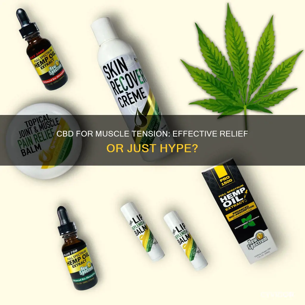 does cbd relieve muscle tension