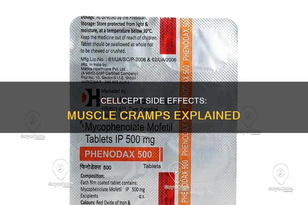 does cellcept cause muscle cramps