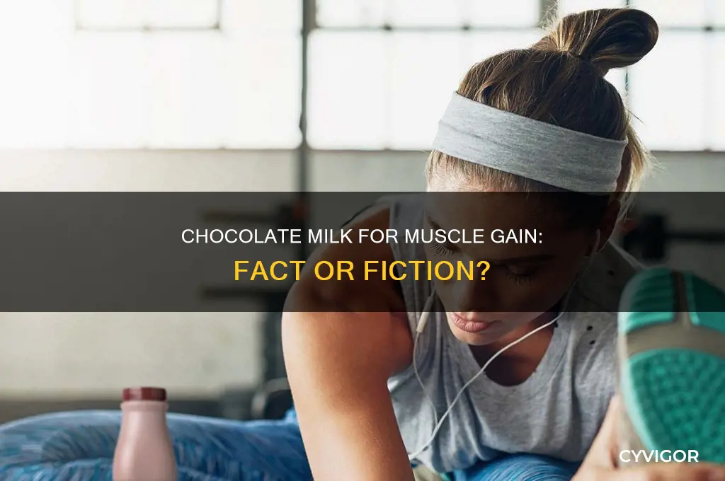 does chocolate milk gain muscle