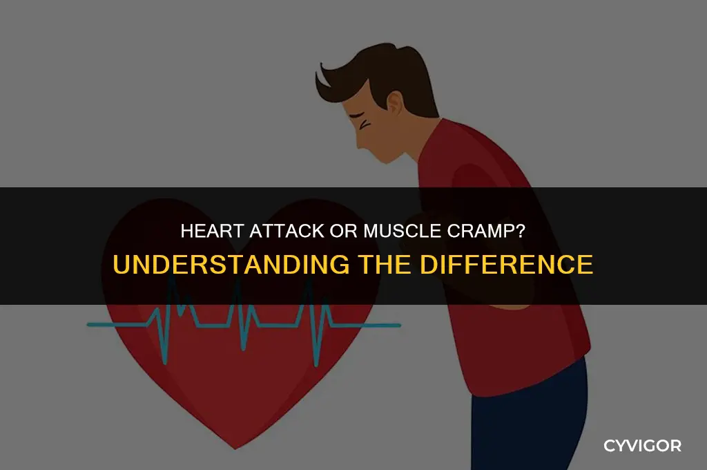 does clenched fist for heart attack feel like muscle cramp