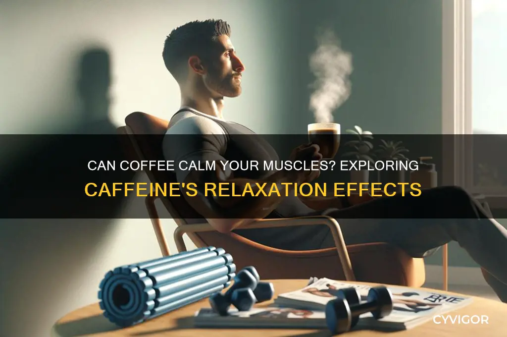 does coffee relax muscles