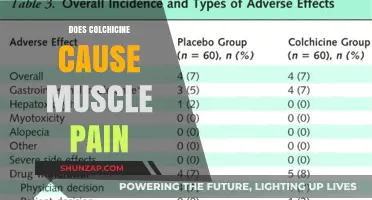 Colchicine's Link to Muscle Pain and Discomfort