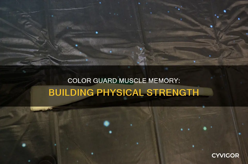 does color guard develop muscle