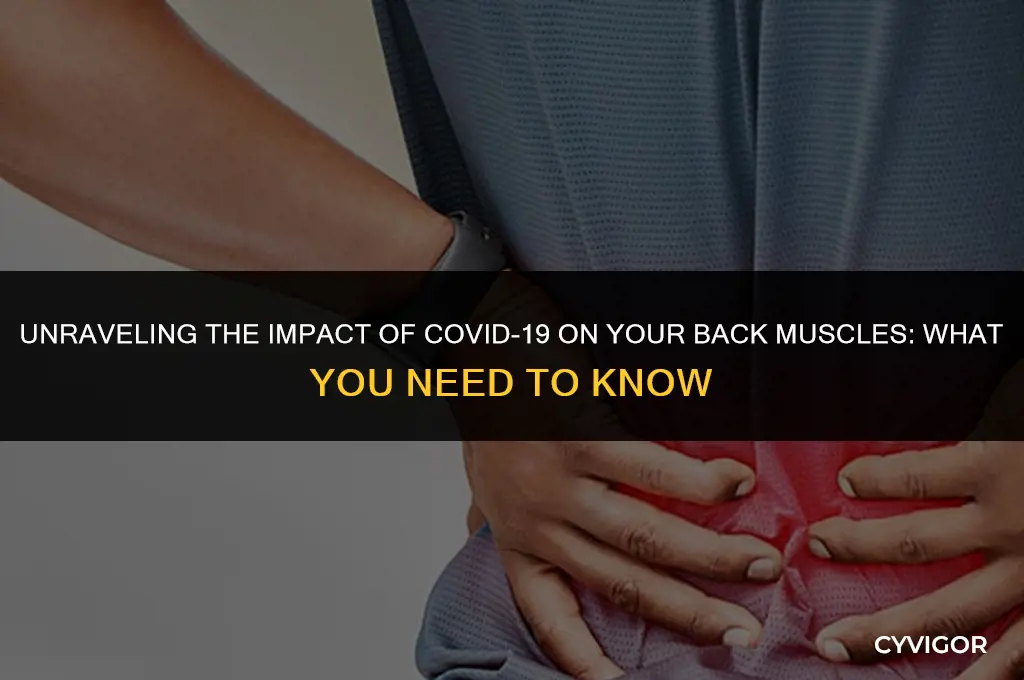 does covid affect back muscles
