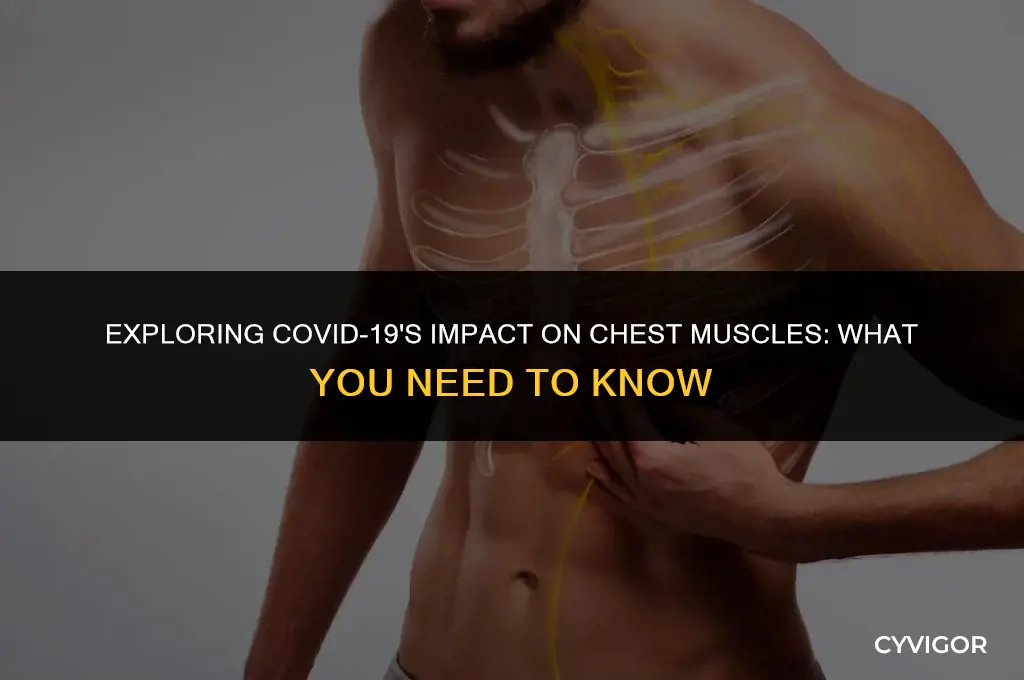 does covid affect chest muscles