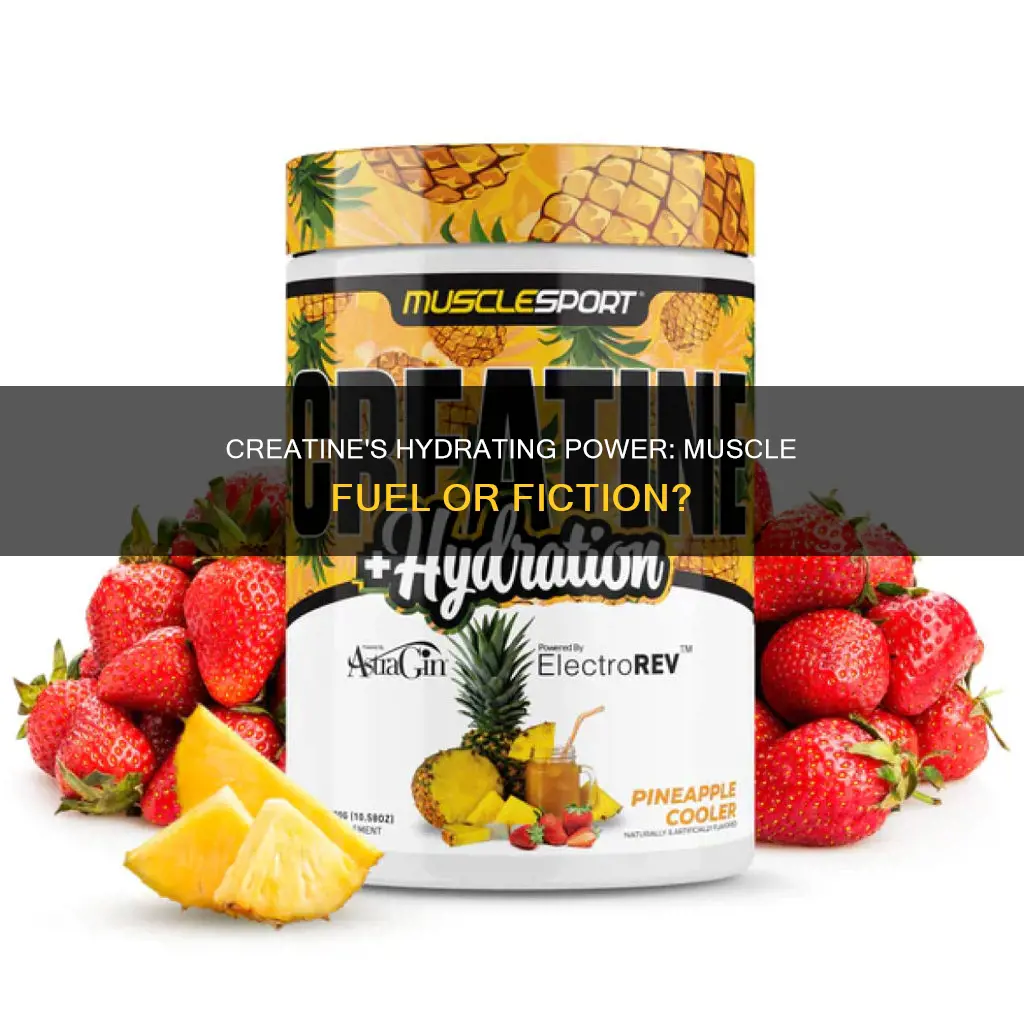 does creatine hydrate muscles