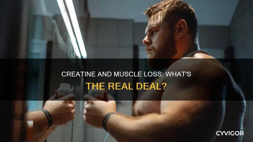 does creatine muscle go away