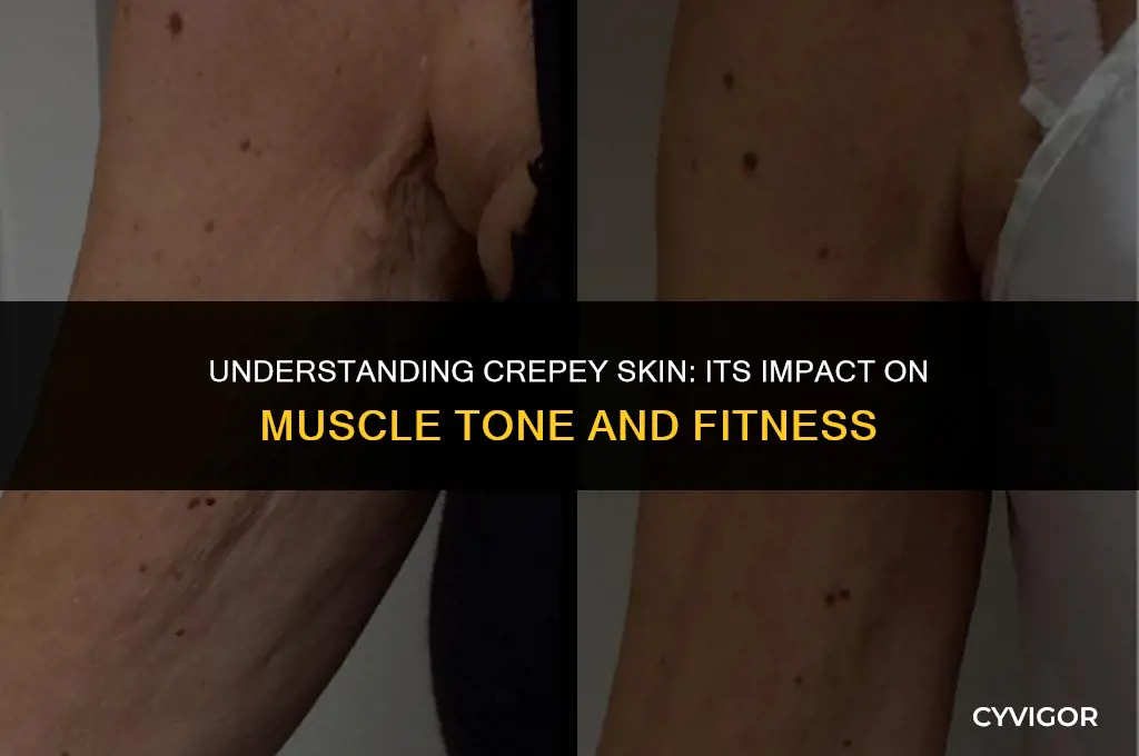 does crepey skin affect muscle