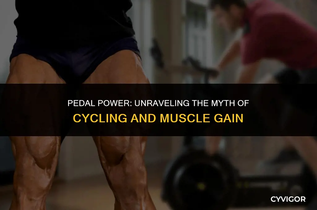 does cycling build muscle or burn fat