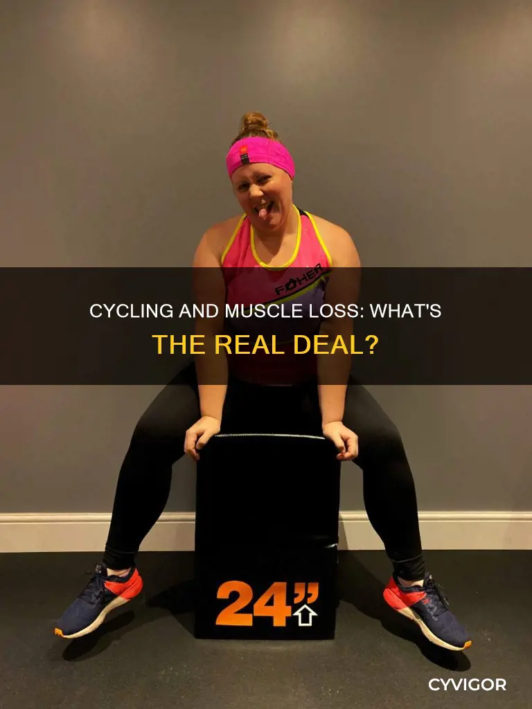 does cycling burn muscle