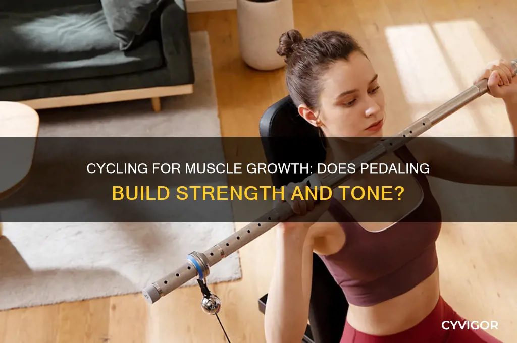 does cycling gain muscle